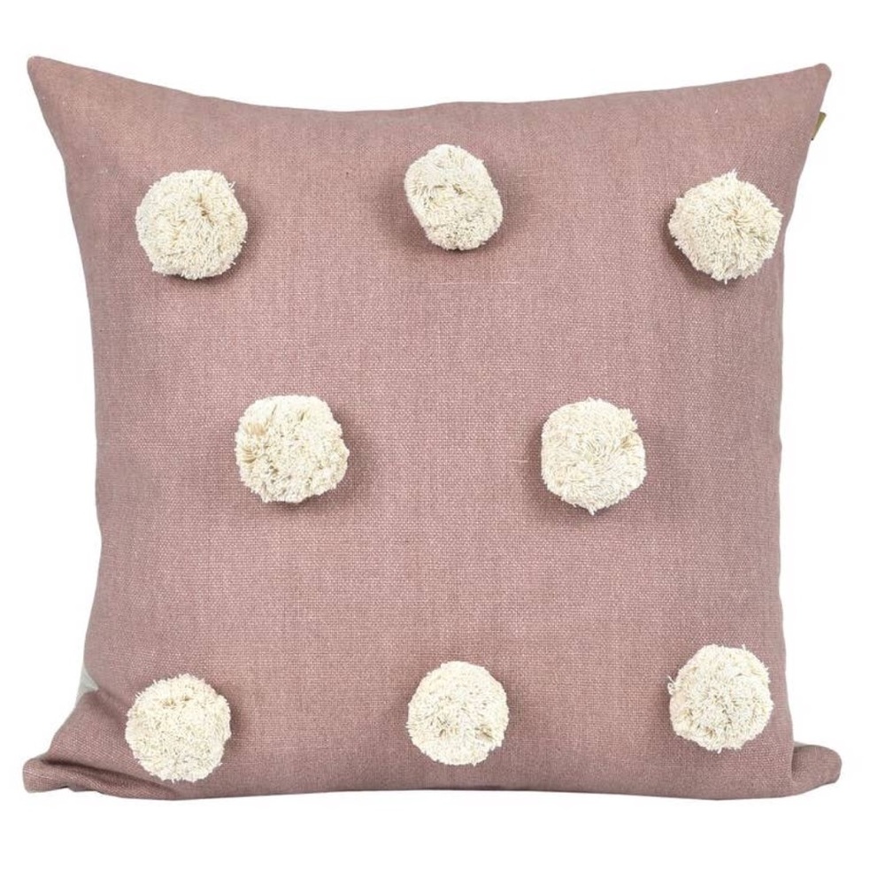 Pink pom Pom cover